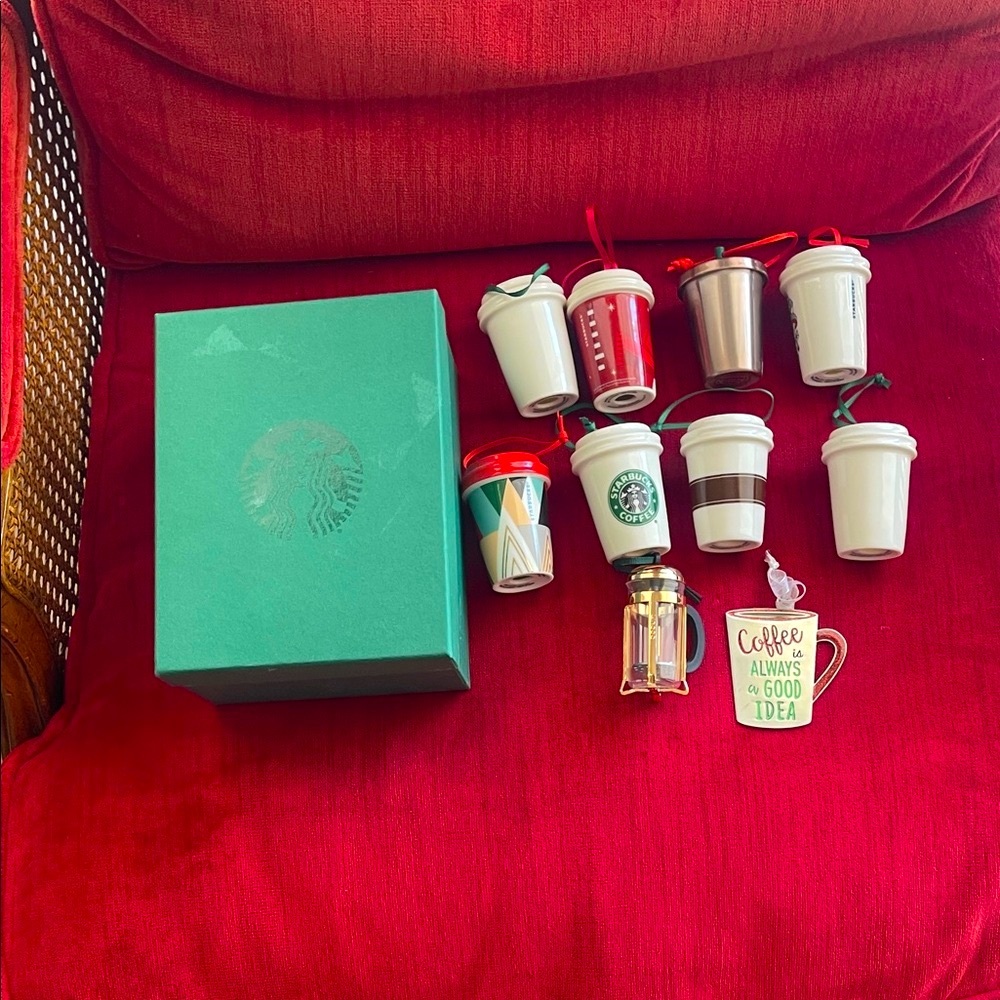 Starbucks Festive Coffee Cup Ornament Collection - Picture 5 of 5